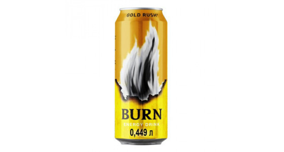 Энергетический напиток Burn Gold Rush 0.45 л. Энергетический напиток Burn Gold Rush 0.45 л.