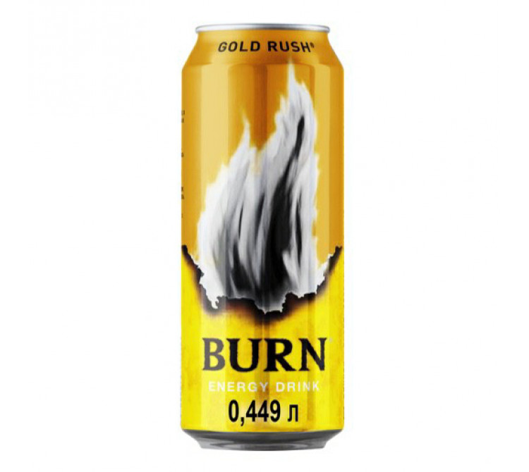 Доставка энергетического напитка Burn Gold Rush 0,45 л. Доставка энергетического напитка Burn Gold Rush 0,45 л.