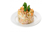 Салат Оливье с кукурузой 700 гр (контейнер 1 л)