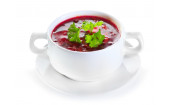 Борщ с капустой картофелем и сметаной 0.9 кг (контейнер 1 л)