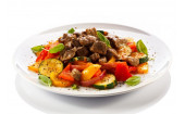 Овощи тушёные с курицей 700 гр (контейнер 1 л)