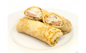 Блинчики с картофелем и грибами - 4 шт (300 гр)