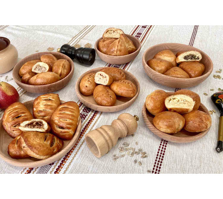 Доставка Сет из выпечки в ассортименте "Первый пирожковый +" Доставка Сет из выпечки в ассортименте "Первый пирожковый +"