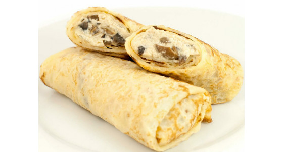 Блины с картофелем и грибами, 700 гр.