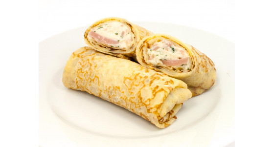 Блины с ветчиной и сыром, 700 гр.